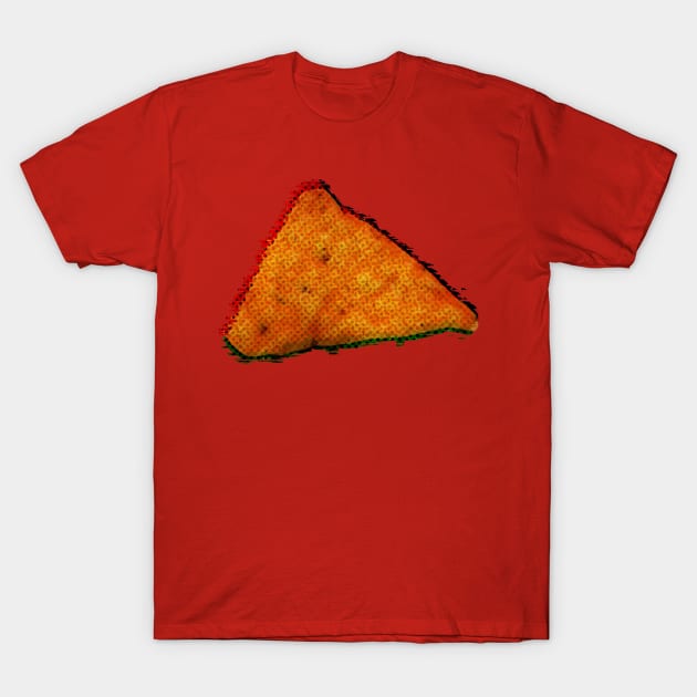 Dorito Snack Glitch T-Shirt by SABREart